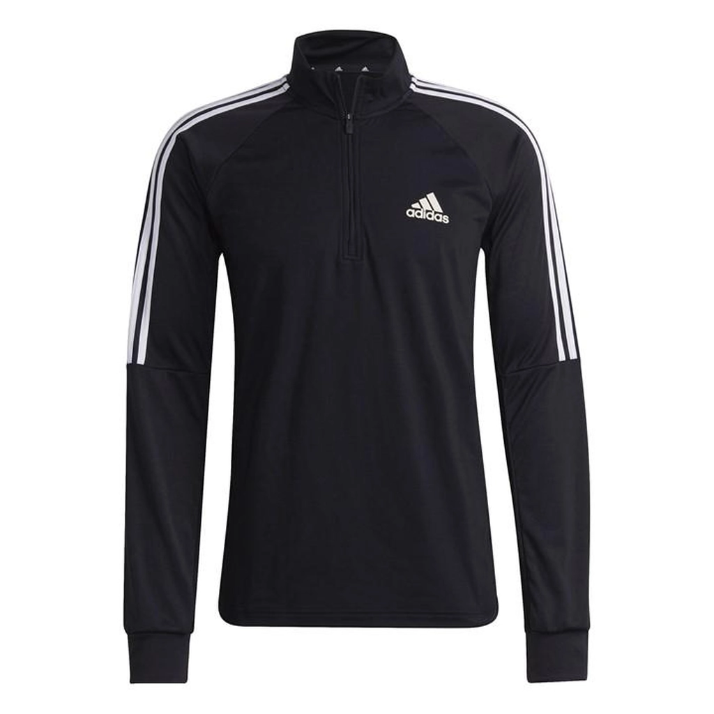 Adidas Originals Sereno Long Sleeve Zip Top Mens - Black